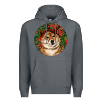 Rock Shiba Inu Christmas Premium Hoodie - RanaPortraitStore