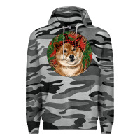Slate Camo Shiba Inu Christmas Premium Hoodie - RanaPortraitStore