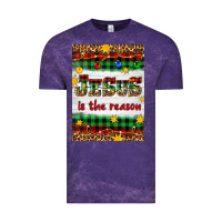 Cloud Purple Christmas Jesus Is The Reason Vintage Tee - Artiststas