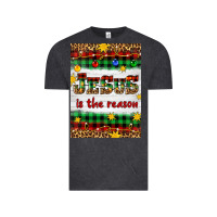 Vintage Black Christmas Jesus Is The Reason Vintage Tee - Artiststas
