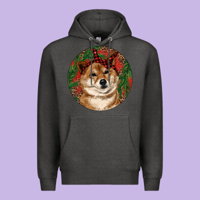 Premium Hoodie Shiba Inu Christmas