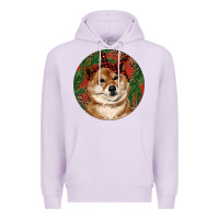 Lilac Shiba Inu Christmas Premium Hoodie - RanaPortraitStore