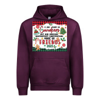 Mauve Wine christmas coworkers Urban Hoodie - MaliasSmallBusiness