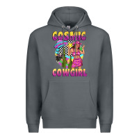 Rock cosmic cowgirl Premium Hoodie - texasbilliewilder