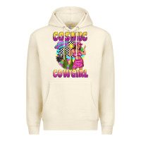 Sandshell cosmic cowgirl Premium Hoodie - texasbilliewilder