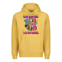 Antique Gold cosmic cowgirl Premium Hoodie - texasbilliewilder