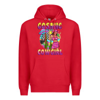 Red cosmic cowgirl Premium Hoodie - texasbilliewilder