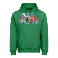 Emerald nurse elements coffee cups Urban Hoodie - MaliasSmallBusiness