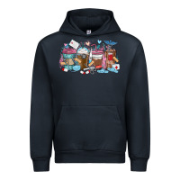 Navy nurse elements coffee cups Urban Hoodie - MaliasSmallBusiness