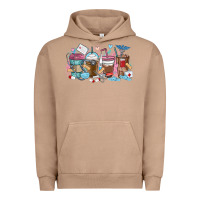 Pigment Burro nurse elements coffee cups Urban Hoodie - MaliasSmallBusiness