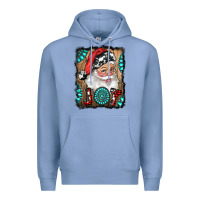 Colony Blue Santa Claus Joy Premium Hoodie - RanaPortraitStore