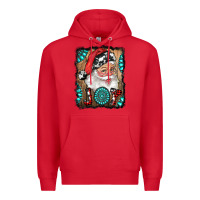 Red Santa Claus Joy Premium Hoodie - RanaPortraitStore