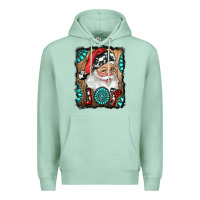 Seafoam Santa Claus Joy Premium Hoodie - RanaPortraitStore