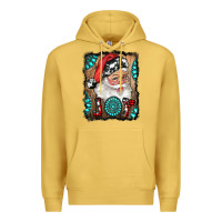 Antique Gold Santa Claus Joy Premium Hoodie - RanaPortraitStore