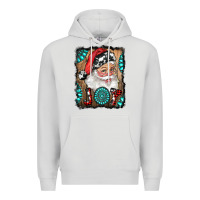 Dove Grey Santa Claus Joy Premium Hoodie - RanaPortraitStore
