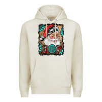 Oatmeal Heather Santa Claus Joy Premium Hoodie - RanaPortraitStore