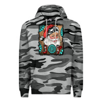 Slate Camo Santa Claus Joy Premium Hoodie - RanaPortraitStore