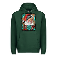 Sports Green Santa Claus Joy Premium Hoodie - RanaPortraitStore