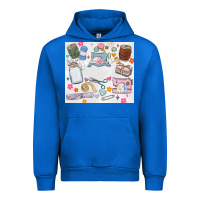 Cobalt sewing Urban Hoodie - MaliasSmallBusiness