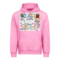 Fuchsia Pink sewing Urban Hoodie - MaliasSmallBusiness
