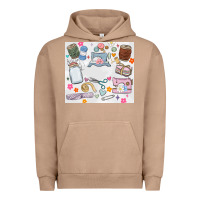 Pigment Burro sewing Urban Hoodie - MaliasSmallBusiness