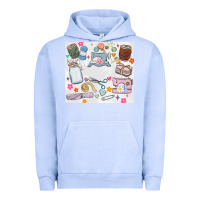 Pigment Grape Ice sewing Urban Hoodie - MaliasSmallBusiness