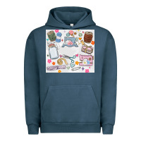 Pigment Midnight Navy sewing Urban Hoodie - MaliasSmallBusiness