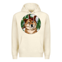 Sandshell Shiba Inu Christmas Premium Hoodie - RanaPortraitStore