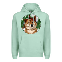 Seafoam Shiba Inu Christmas Premium Hoodie - RanaPortraitStore
