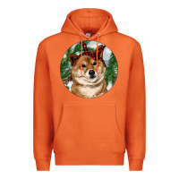 Carrot Shiba Inu Christmas Premium Hoodie - RanaPortraitStore
