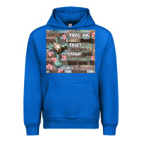 Cobalt pray big worry small trust god Urban Hoodie - MaliasSmallBusiness