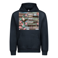 Navy pray big worry small trust god Urban Hoodie - MaliasSmallBusiness