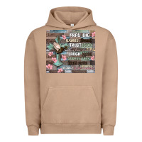 Pigment Burro pray big worry small trust god Urban Hoodie - MaliasSmallBusiness
