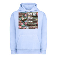 Pigment Grape Ice pray big worry small trust god Urban Hoodie - MaliasSmallBusiness
