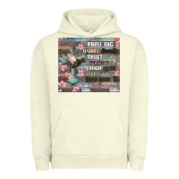 Pigment Pistachio pray big worry small trust god Urban Hoodie - MaliasSmallBusiness
