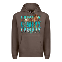 Coffee cowboy cowboy cowboy Premium Hoodie - texasbilliewilder