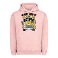 Pigment Salmon worlds greatest school bus driver Urban Hoodie - MaliasSmallBusiness