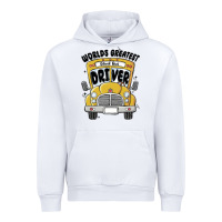 White worlds greatest school bus driver Urban Hoodie - MaliasSmallBusiness