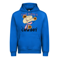 Cobalt cupid find me a cowboy Urban Hoodie - MaliasSmallBusiness