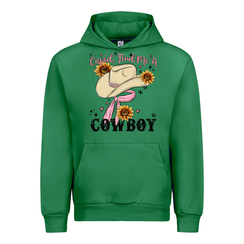 Cupid Find Me A Cowboy Urban Hoodie by MaliasSmallBusiness | Teevron
