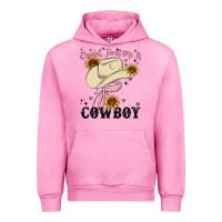 Fuchsia Pink cupid find me a cowboy Urban Hoodie - MaliasSmallBusiness