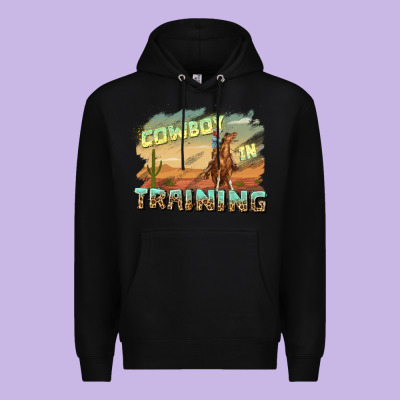 Premium Hoodie cowboy in training