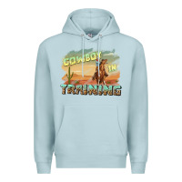 Blue Mist cowboy in training Premium Hoodie - texasbilliewilder