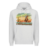 Dove Grey cowboy in training Premium Hoodie - texasbilliewilder