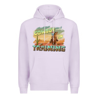 Lilac cowboy in training Premium Hoodie - texasbilliewilder