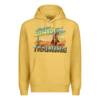 Antique Gold cowboy in training Premium Hoodie - texasbilliewilder