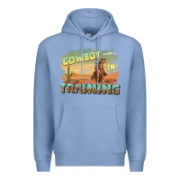 Colony Blue cowboy in training Premium Hoodie - texasbilliewilder