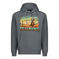 Rock cowboy in training Premium Hoodie - texasbilliewilder