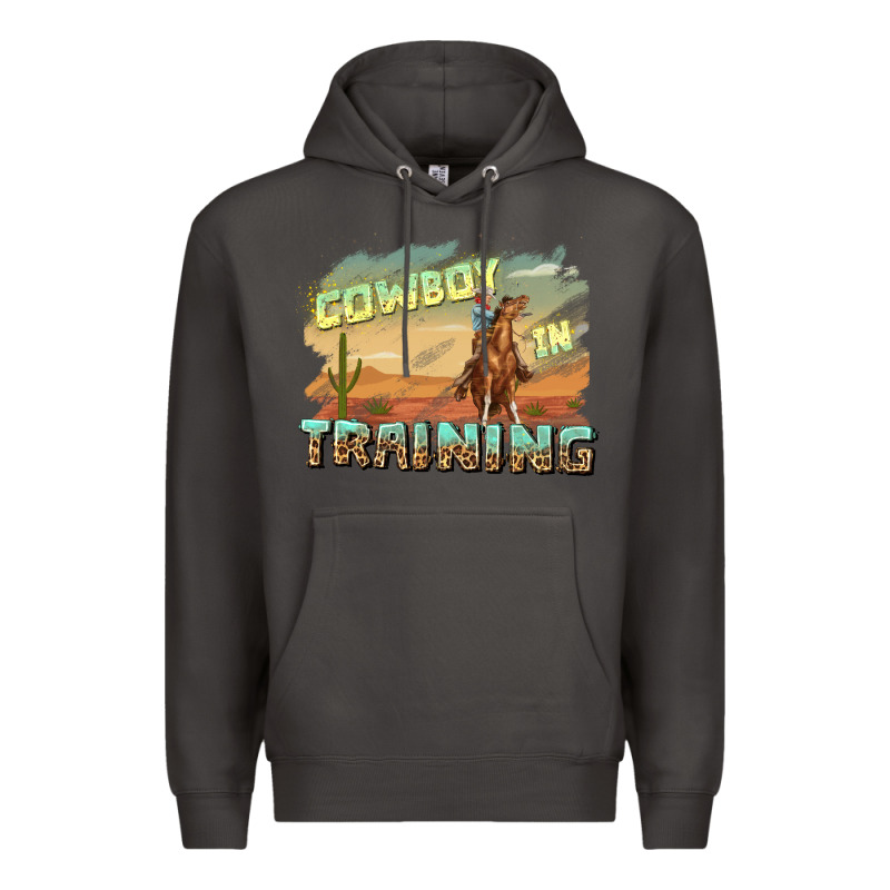 Cowboy In Training Premium Hoodie by texasbilliewilder | Teevron