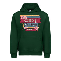 Forest Green cupid's love lodge Urban Hoodie - MaliasSmallBusiness